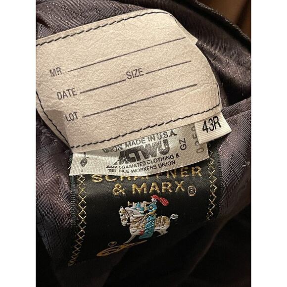 Vintage Hart Schaffner Marx Belk Australian Wool 43R USA Sports Coat Jacket - Picture 3 of 10